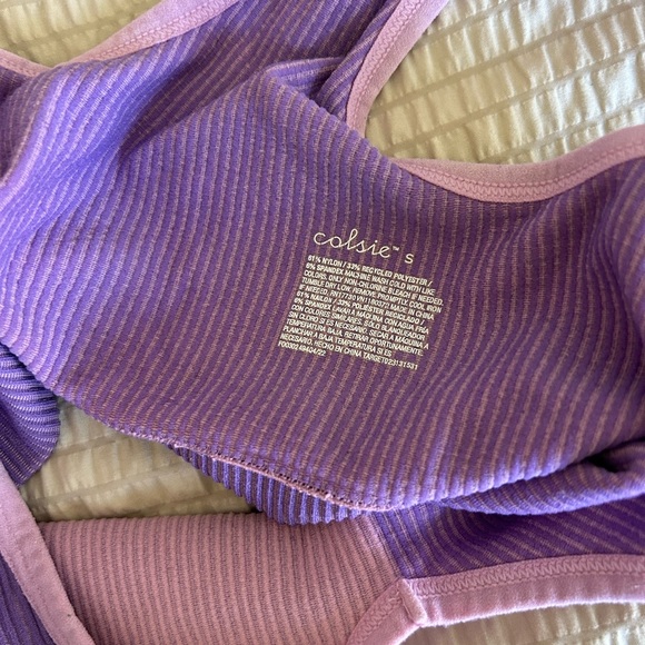 Colsie Lilac Ribbed Ensemble - Picture 7 of 8